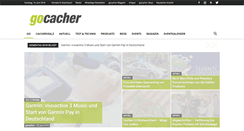 Desktop Screenshot of gocacher.de